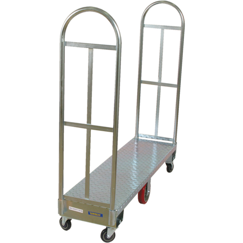 U-Boat Platform Truck, 60" L x 18" W, 1750 lbs. Capacity, Polyurethane Casters Northern Industrial Supply Inc.
