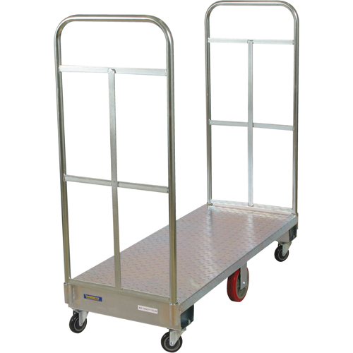U-Boat Platform Truck, 60" L x 24" W, 1750 lbs. Capacity, Polyurethane Casters Northern Industrial Supply Inc.