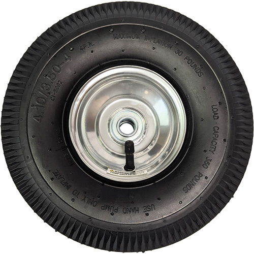 Roue pneumatique de rechange pour diable, 10" (254 mm), Capacit&eacute; de 350 lb Northern Industrial Supply Inc.