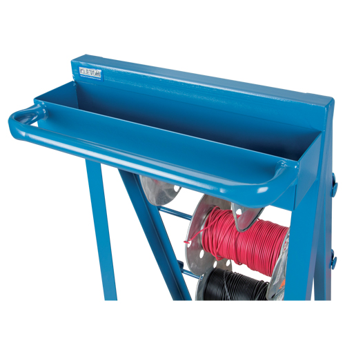 Chariot portatif pour mat&eacute;riaux bobin&eacute;s, Acier, 4 Montants, 24-1/2" la x 49" h x 23" p, Capacit&eacute; de 400 lb Northern Industrial Supply Inc.