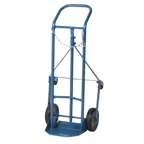 Chariot professionnel CC-1 pour bouteille de gaz, Roues Caoutchouc moul&eacute;, Base de 9" la x 7-1/4" lo, 250 lb Northern Industrial Supply Inc.