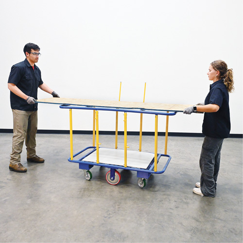 Chariot horizontal pour panneaux, 63-7/16" x 28-1/2" x 40-15/16", Capacit&eacute; 2000 lb Northern Industrial Supply Inc.