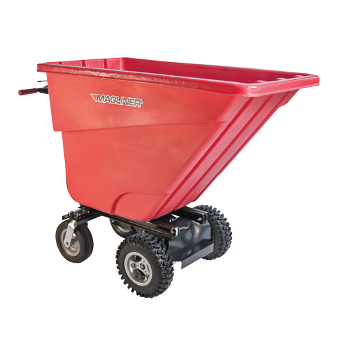 Chariot &agrave; bascule motoris&eacute;, Capacit&eacute; 13.5 cu.ft., 45" h x 26-1/2" la x 68" p Northern Industrial Supply Inc.
