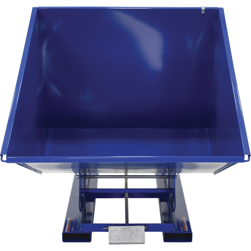 Self-Dumping Hopper, Steel, 2 cu.yd., Blue Northern Industrial Supply Inc.