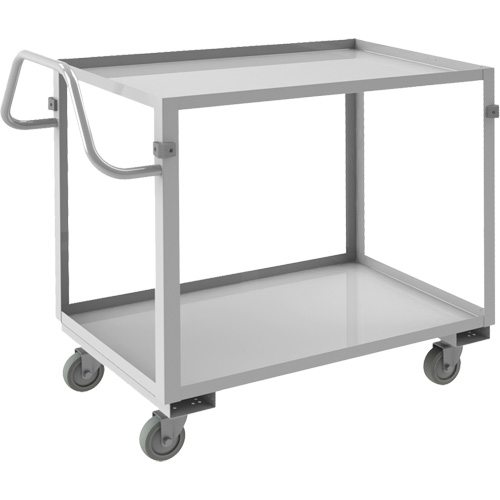 Industrial Grade Shelf Cart, 2 Tiers, 22-1/2" W x 36-1/2" H x 42-7/16" D, 600 lbs. Capacity Northern Industrial Supply Inc.