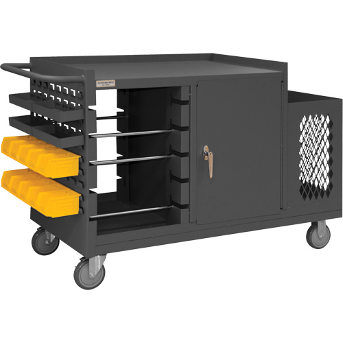 Mobile Wire Spool and Maintenance Cart, Steel, 5 Rod, 54-1/16" W x 35" H x 24" D, 1200 lbs. Capacity Northern Industrial Supply Inc.