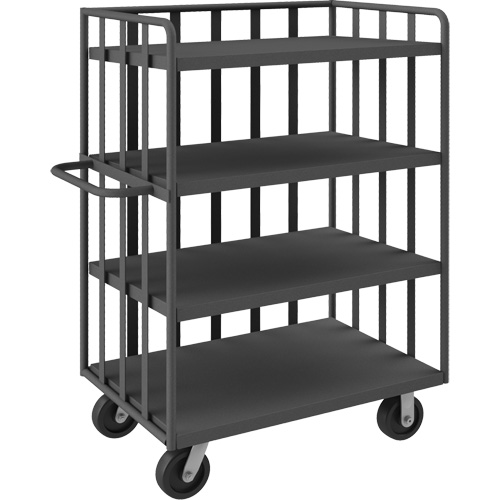 Open Portable Shelf Cart, 4 Tiers, 31-1/8" W x 57-1/2" H x 56-1/8" D, 3600 lbs. Capacity Northern Industrial Supply Inc.