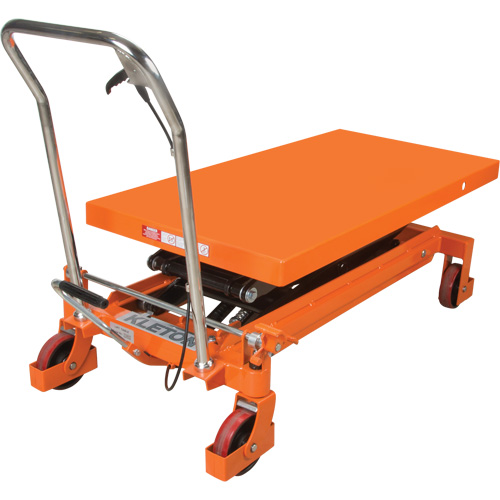 Hydraulic Scissor Lift Table, 48" L x 24" W, Steel, 1540 lbs. Capacity Northern Industrial Supply Inc.