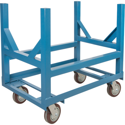 Chariot &agrave; berceaux pour tuyaux et barres, 24" lo x 24" la x 34" h, Capacit&eacute; de 2500 lb, Roue Polyur&eacute;thane Northern Industrial Supply Inc.