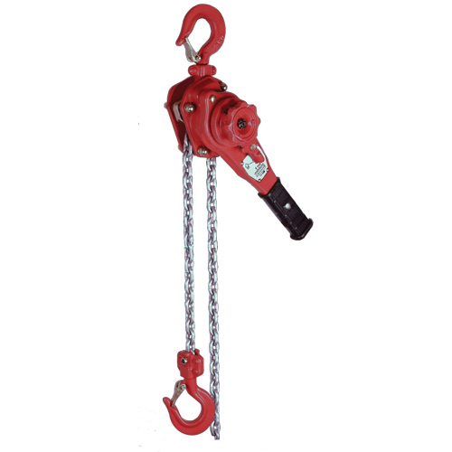 Palan &agrave; levier extr&ecirc;mement l&eacute;ger de la s&eacute;rie VQ, Lev&eacute;e 10', Cabacit&eacute; 2300 lb (1,6 tonne), Chaîne en Zinc Northern Industrial Supply Inc.