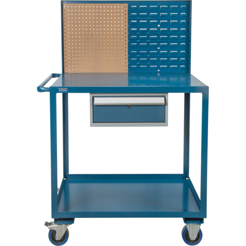 Chariot de service mobile, 2 Tiers, 24" la x 57" h x 40" p, Capacit&eacute; 1200 lb Northern Industrial Supply Inc.