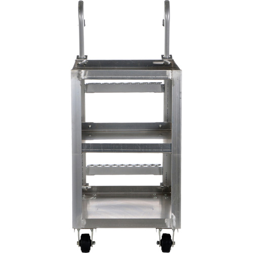 Chariot de pr&eacute;l&egrave;vement de stock, Aluminium, 21-7/8" la x 40" p, 3 tablettes, Capacit&eacute; 660 lb Northern Industrial Supply Inc.