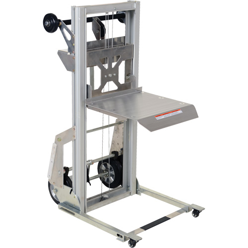 Portable Aluminum Load Lifter, Foot Pump Operated, 200 lbs. Capacity, 61" Max Lift Northern Industrial Supply Inc.
