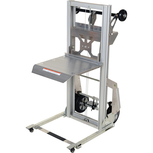 Portable Aluminum Load Lifter, Foot Pump Operated, 200 lbs. Capacity, 61" Max Lift Northern Industrial Supply Inc.