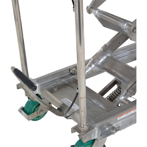 Manual Hydraulic Scissor Lift Table, 36-1/4" L x 19-3/8" W, Stainless Steel, 600 lbs. Capacity Northern Industrial Supply Inc.