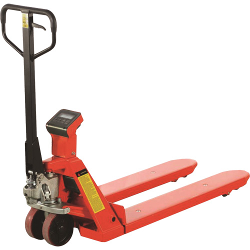 Eco Weigh-Scale Pallet Truck, 48" L x 27" W, 4400 lbs. Cap. Northern Industrial Supply Inc.