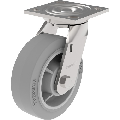 21 Series Medium-Duty Caster, Swivel, 5" (127 mm), Urethane, 750 lbs. (340 kg.) Northern Industrial Supply Inc.