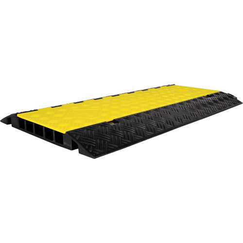 Powerhouse Medium-Duty Straight Cable Protector, 5 Channels, 36" L x 19.63" W x 2.25" H Northern Industrial Supply Inc.