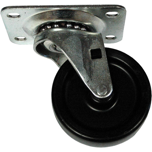 Roulette &agrave; plaque pivotante pour bacs mobiles pour ingr&eacute;dients Northern Industrial Supply Inc.
