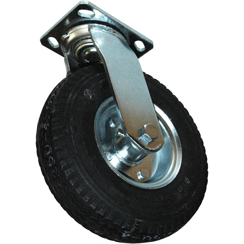 Roulette pneumatique pivotante pour chariot &agrave; plateforme Northern Industrial Supply Inc.