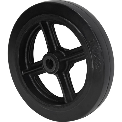 Roue en caoutchouc moul&eacute;, 10" (254 mm) dia. x 2" (50,8 mm) la, Capacit&eacute; de 948 lb (430 kg) Northern Industrial Supply Inc.