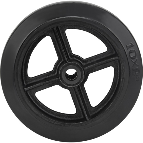 Roue en caoutchouc moul&eacute;, 10" (254 mm) dia. x 2" (50,8 mm) la, Capacit&eacute; de 948 lb (430 kg) Northern Industrial Supply Inc.