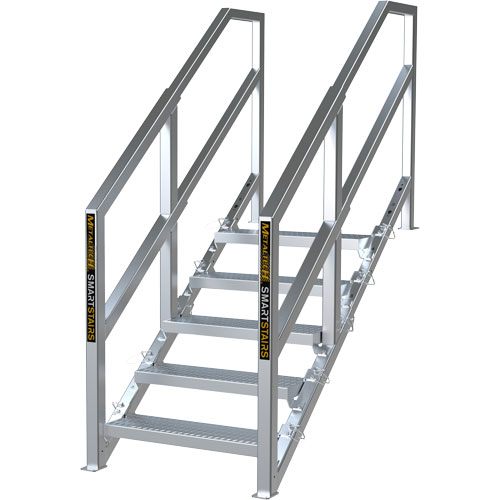 Escalier Smartstairs t&eacute;lescopique &agrave; 3-5 marches en aluminium Northern Industrial Supply Inc.