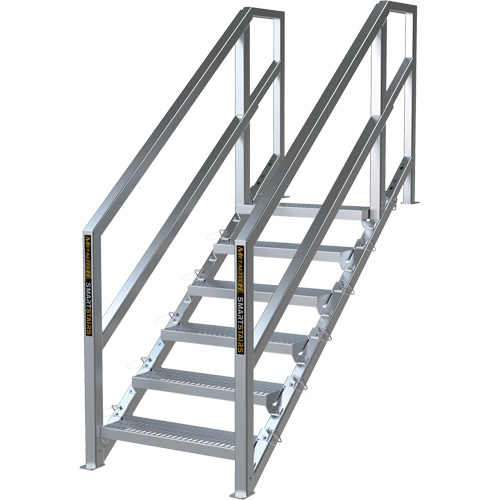 Syst&egrave;me d'escalier modulaire pour la construction de 6-10 marches SmartStairs, 75" ha Northern Industrial Supply Inc.