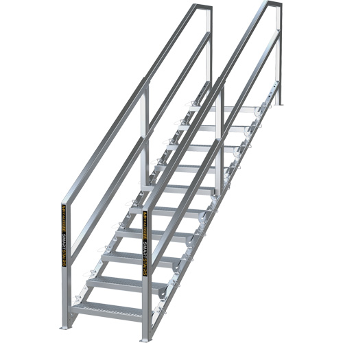 Syst&egrave;me d'escalier modulaire pour la construction de 6-10 marches SmartStairs, 75" ha Northern Industrial Supply Inc.