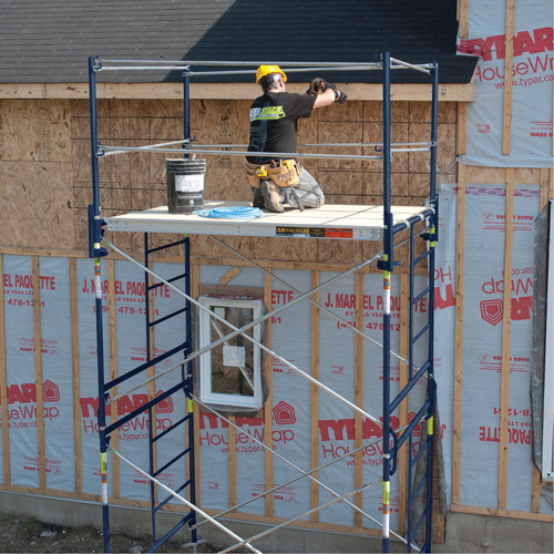 Complete Scaffold Tower with Casters, 66-2/10" D x 177-1/2" H Northern Industrial Supply Inc.