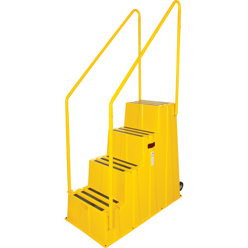 Industrial Step Stool, 4 Steps, 44" x 22-1/4" x 65-1/8" High Northern Industrial Supply Inc.