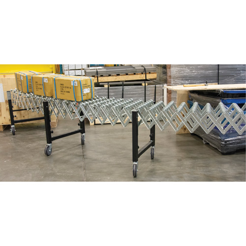 Expandable Conveyor, 18" W x 12' L, 200 lbs. per lin. ft. Capacity Northern Industrial Supply Inc.