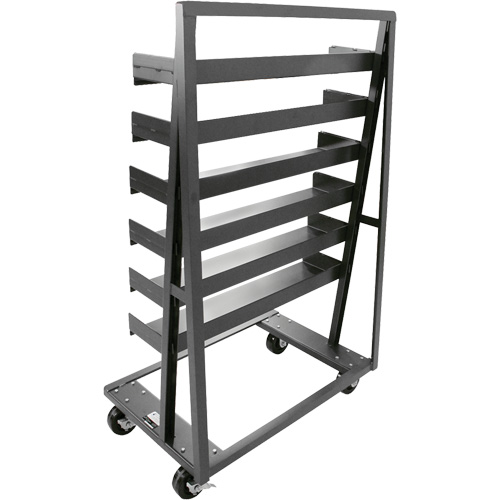 Chariot &agrave; cadre en A robuste &agrave; un c&ocirc;t&eacute; avec 6 plateaux, 38" x 25" x 63", Capacit&eacute; 2500 lb Northern Industrial Supply Inc.