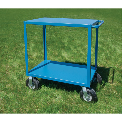 Outdoor Shelf Cart, 2 Tiers, 24" W x 39" H x 39" D, 1200 lbs. Capacity Northern Industrial Supply Inc.