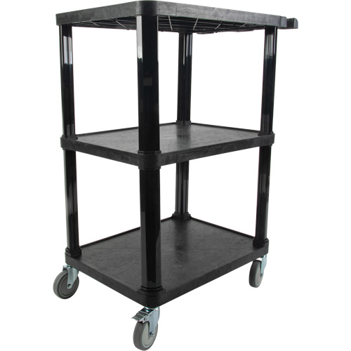 Chariot utilitaire avec tablette plate, 3 tiers, 18-1/8" x 37-3/8" x 27-3/4", Capacit&eacute; 330 lb Northern Industrial Supply Inc.