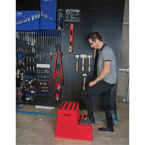 Industrial Step Stool, 2 Steps, 26" x 22-7/16" x 19-11/16" High Northern Industrial Supply Inc.