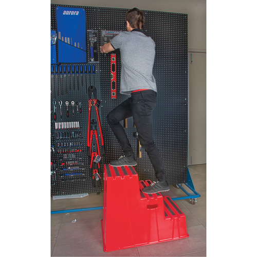 Industrial Step Stool, 3 Steps, 34-13/16" x 22-7/16" x 28-1/2" High Northern Industrial Supply Inc.