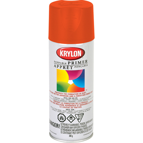 Peinture &agrave; pulv&eacute;riser fluorescente, Rouge/orange fluorescent, 11 oz, Canette a&eacute;rosol Northern Industrial Supply Inc.