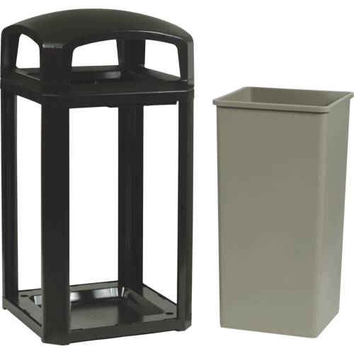 Landmark Series&reg; Classic Container Frame With Rigid Liner, Plastic, 50 US gal. Northern Industrial Supply Inc.