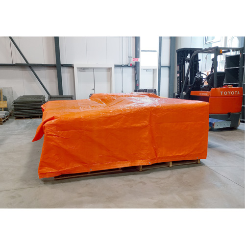 Insulated Tarps, Polyethylene, Orange, 20' x 12' x 8 mils Northern Industrial Supply Inc.