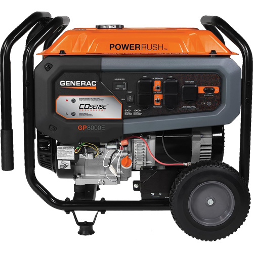 G&eacute;n&eacute;ratrice portable avec technologie COsense, 10000 W de surtension, 8000 W nominale, 120 V/240 V, R&eacute;servoir de 7,9 gal. Northern Industrial Supply Inc.