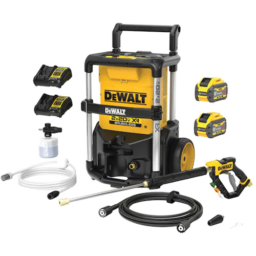 2X20V MAX* Brushless Pressure Washer Kit with FLEXVOLT&reg;, Battery Powered, 1600 PSI, 1.2 GPM Northern Industrial Supply Inc.