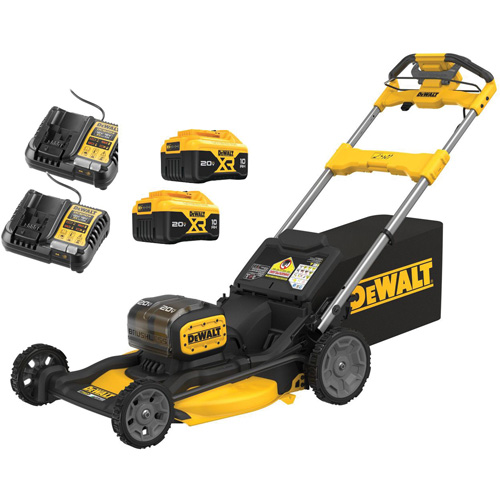 2X20V MAX* XR&reg; 21 in. Brushless Cordless RWD Lawn Mower Kit, Self-Propelled Walk-Behind, Battery Powered, 21" Cutting Width Northern Industrial Supply Inc.