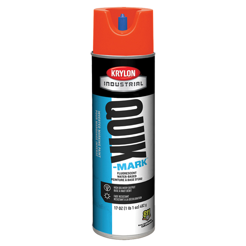 Peinture de marquage industrielle invers&eacute;e &agrave; base d'eau Quik-Mark, 17 oz, Canette a&eacute;rosol Northern Industrial Supply Inc.
