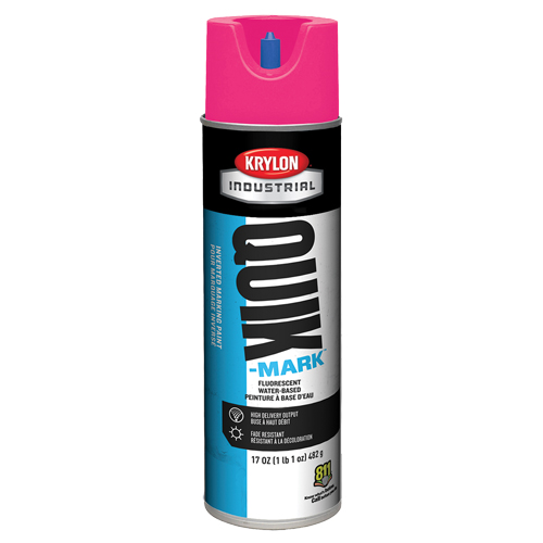 Peinture de marquage industrielle invers&eacute;e &agrave; base d'eau Quik-Mark, 17 oz, Canette a&eacute;rosol Northern Industrial Supply Inc.