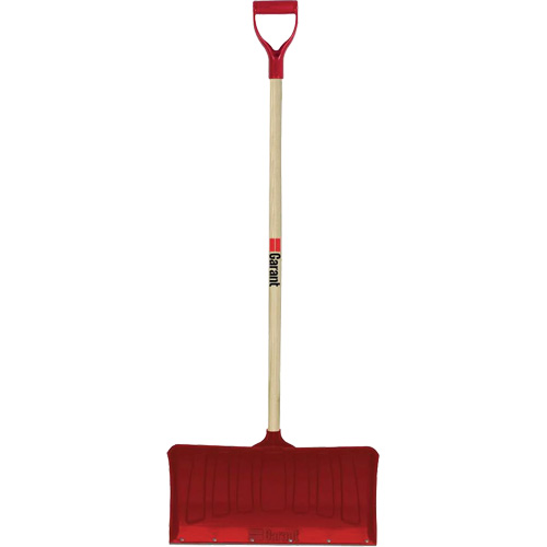 Red Snow Pusher, Polypropylene Blade, D-Grip Handle, 20-3/4" W Northern Industrial Supply Inc.
