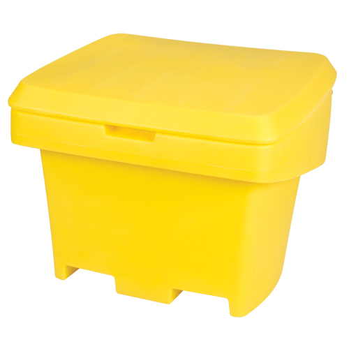 Heavy-Duty Outdoor Salt and Sand Storage Container, 30" x 24" x 24", 5.5 cu. Ft., Yellow Northern Industrial Supply Inc.
