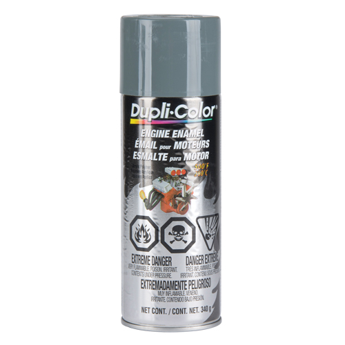 Peinture &agrave; &eacute;mail avec c&eacute;ramique pour moteur, Nouveau Gris Ford, Brillant, 12 oz, Canette a&eacute;rosol Northern Industrial Supply Inc.
