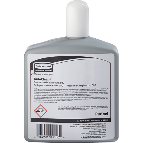 Produit d'entretien pour drain et nettoyeur de cuvette de rechange AutoClean de Purinel, 9,8 oz, Bouteille Northern Industrial Supply Inc.