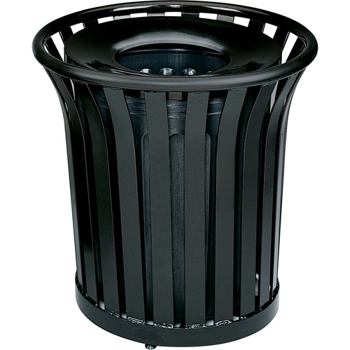 Contenant pour d&eacute;chets sans couvercle Americana Series, Acier, 36 gal. US Northern Industrial Supply Inc.